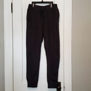 Sherpa lined joggers sweatpants